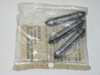 VINTAGE OFF-CENTER LOCK CORP. SPLIT SCREW/TWIST CAP FISHING SINKERS MINT IN BAG