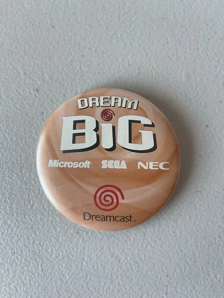 Pin Coleccionable Sega Dreamcast Dream Big Raro Promocional E3 1998 De Colección Foto 2 de 4