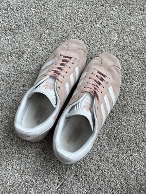 Adidas Vapor Pink & White Gazelle Laced Sneaker Tennis Shoes Women's US  Size 7 | eBay