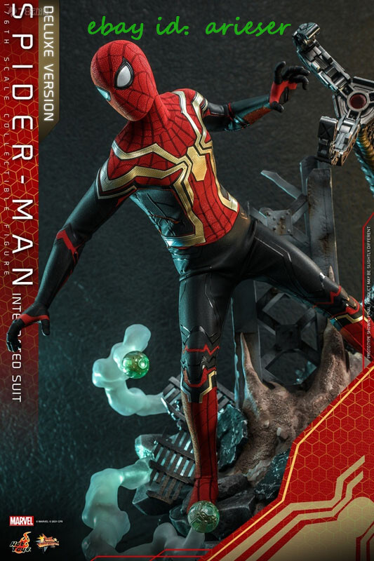 Perfect Hot Toys 1/6 Mms624 Spider-Man Spider-Man:No Way Home