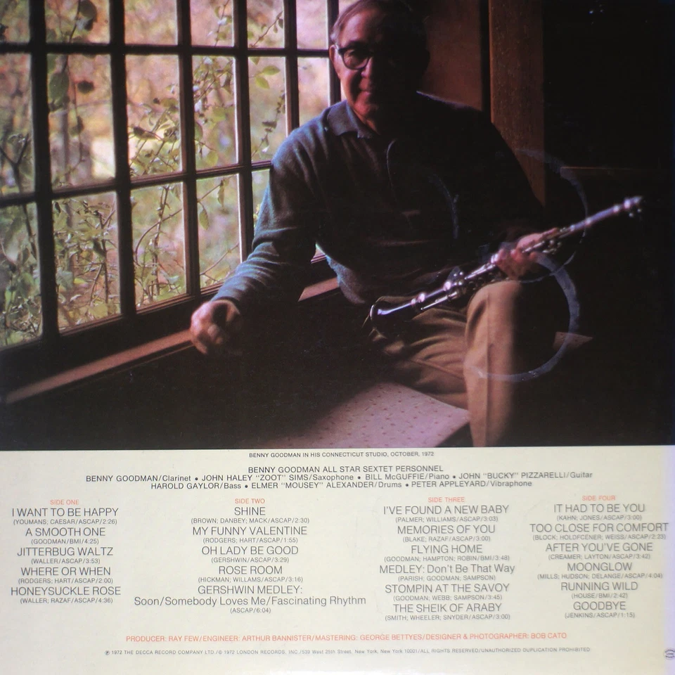 Benny Goodman Sextet - On Stage (gatefold) - 2xLP [NH02-001] original LP - Image 2 of 2