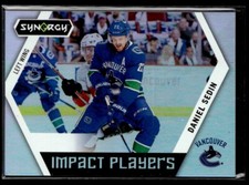 2017-18 Upper Deck Synergy Impact Players Daniel Sedin #IP-7