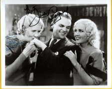 C-JAMES CAGNEY/RUTH DONNELLY Autographed Photo w/coa