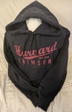 Harvard University Crimson Champion Heavyweight Hooded Sweatshirt-Large-NWOT