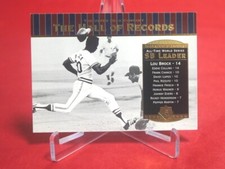 Lou Brock Hall of Records Baseball Card Upper Deck 2001 #89
