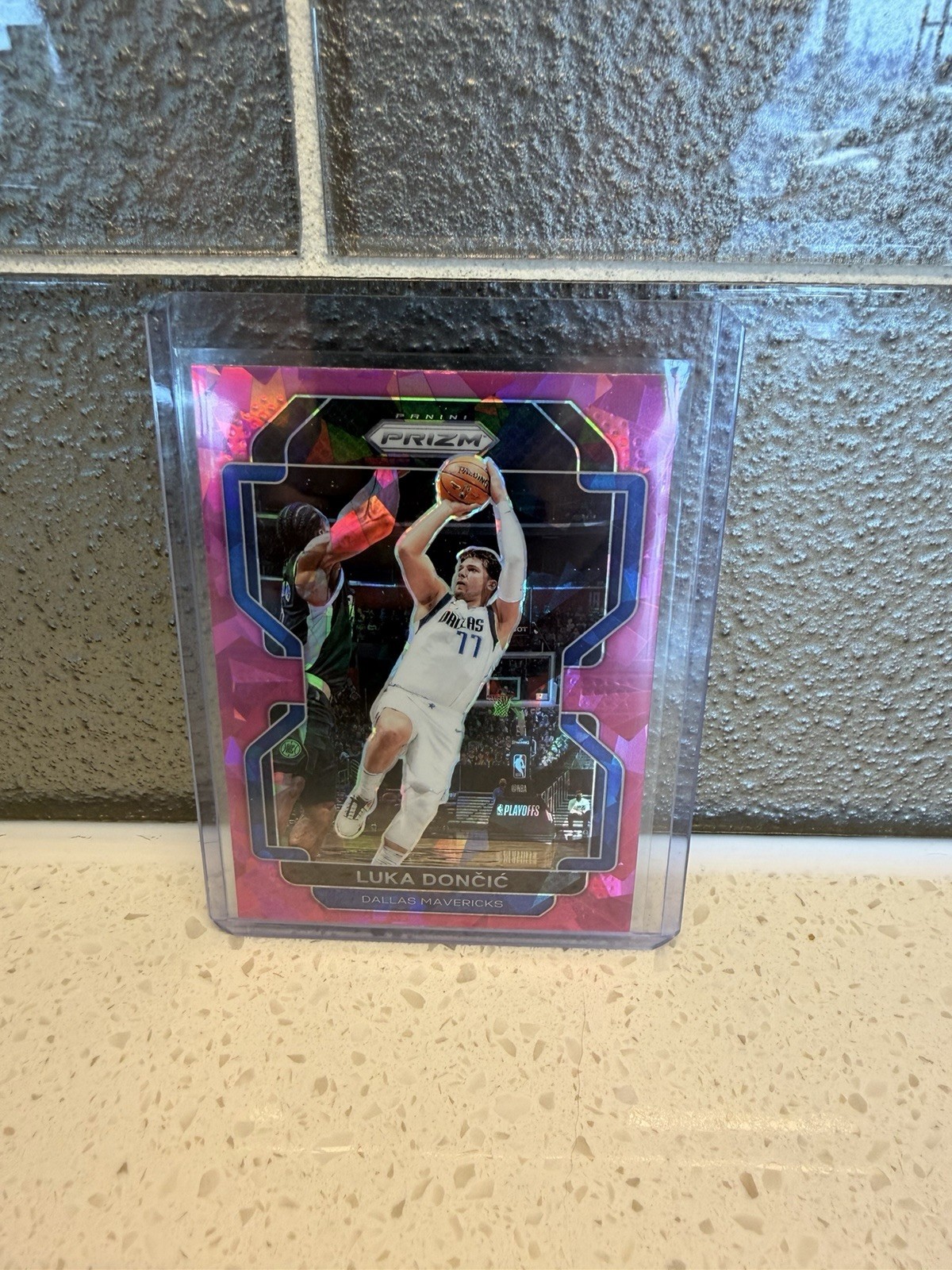 Luka Doncic 2021-22 Panini Prizm #223 Dallas Mavericks Pink Ice