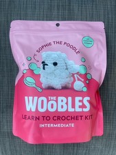 The Woobles SOPHIE THE POODLE Dog Learn To Crochet Kit INTERMEDIATE With Hook