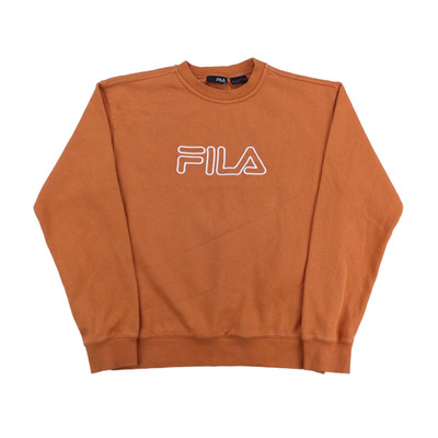 Fila Spellout Sweatshirt Crewneck Jumper Sweater Pullover - Small Herren