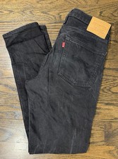 Levi's 510 Skinny Jeans Mens 32x32 Black Excellent Stretch Denim Classic