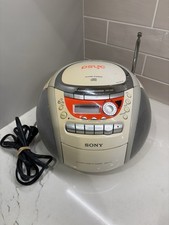 Sony CFD-E90 Boombox CD Radio Cassette-Corder...See Description