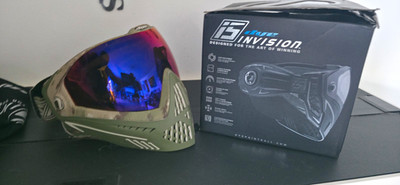 Dye i5 Paintball Maske Grün getöntes Visier Antibeschlag Einheitsgröße