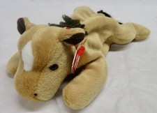 Ty Beanie Babies Derby the Race Horse, w/ yarn hair and star MWMT