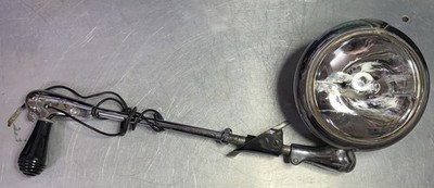 Vintage Unity S6 Spotlight GE Lamp Chrome Rat Rod Hot Rod Handle Mount Untested