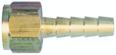 Tru-Flate 21-323 1/4'' Brass Female Swivel Fitting | Heavy-Duty Plastic Connector