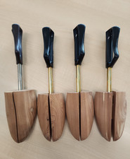 LOT Of 4 Cedar Wood Shoe Trees Stretchers Forms Shapers