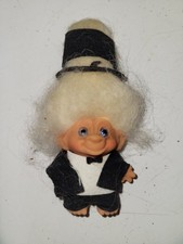 Authentic vintage Thomas Dam Troll Doll groom