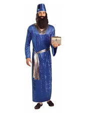 Blue Biblical Wiseman Costume - One-Size