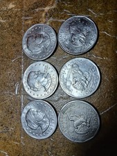 6 susan b anthony dollars 4-79 1-80 1-99 5 have mint mark errors