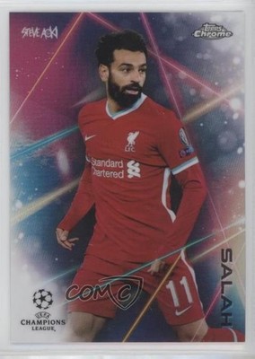 2020-21 Topps Chrome X Steve Aoki UCL Neon Lazers Mohamed Salah #NL-3 1u6
