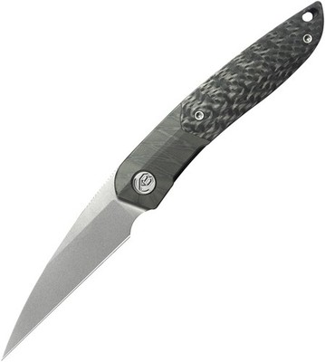 Kubey KB Knives Spike Framelock Titanium & Carbon Fiber Folding M390 Knife 406B