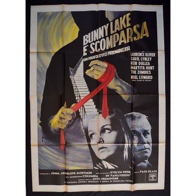 Werbeplakat Bunny Lake E' Unterputz Acht Preminger Laurence Olivier A176