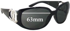 SFx Replacement Sunglass Lenses fits Chanel 6619 - 63mm Wide