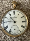 Antique Men’s Waltham Pocket Watch Grade 1888 Spares Or Repair Gold Filled