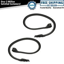 Roofrail Molded Rubber Weatherstrip Seals Set Pair for 73-77 Chevy El Camino