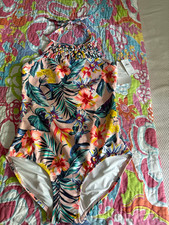 Old Navy Kids XL One Piece Tropical Swimsuit NWT