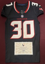 Troy Pride Jr. Houston Texans NFL Authentic Team Issued Game Jersey (Notre Dame)