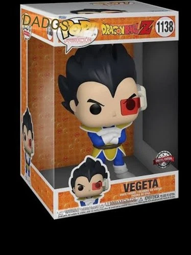 Funko Pop Vinyl Jumbo 10 inch Dragon Ball Z Vegeta GameStop Exclusive #1138