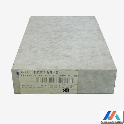 B&R MCE16A-0 Digital Input Module Rev.01.00 PLC 16 Channel Industrial Automation