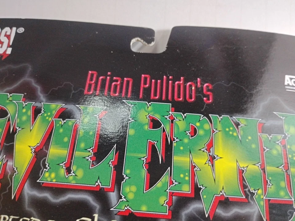 Figura de acción Evil Ernie 1997 Mago Brilla en la oscuridad Chaos Comics Clayburn Moore  Foto 2 de 4