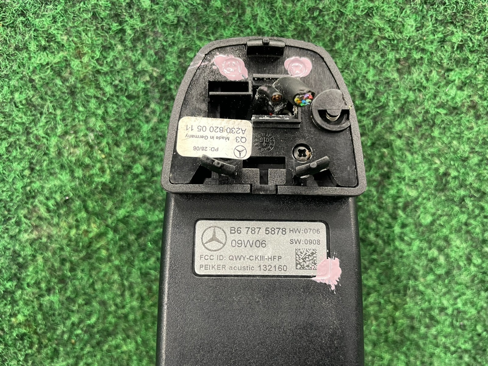 🛑 2005-2009 Mercedes Benz Bluetooth Phone Cradle Adapter Model B67875878 OEM