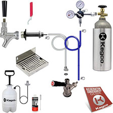 Ultimate 1-Tap Door Mount Kegerator Conversion Kit with 5 Lb. CO2 Tank