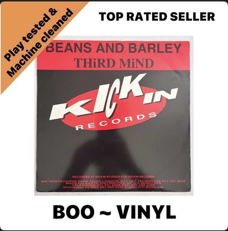Third Mind Beans And Barley 12” old-school Breakbeat Techno hardcore VG+