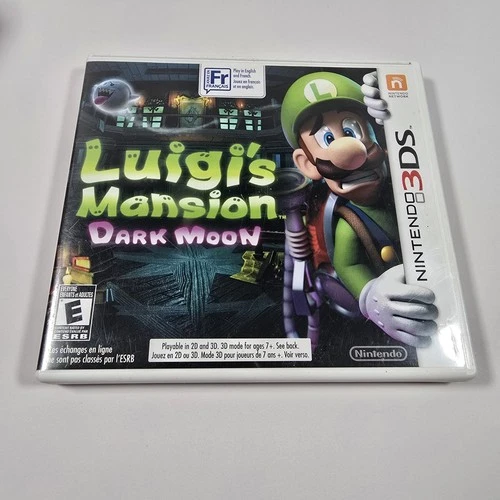 Luigi's Mansion: Dark Moon (3DS, 2013) COMPLETE CIB TESTED CLEAN AUTHENTIC MINT
