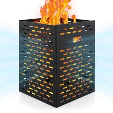 30 Inches Ultra Thick Burn Barrel 63 Gallon Garden Waste Incinerator Burn Drum