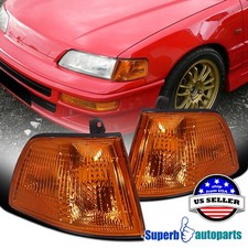 Fits 1990-1991 Honda Civic 2 Door 3 Door Corner Lamps Signal Lights