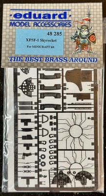 EDUARD  1/48  XF5F-1  Grumman Skyrocket Photo Etch Update Set  #48285