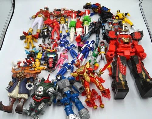 Power Rangers Lot Vintage Modern Villians Action Figures Micro Lost Galaxy Beast