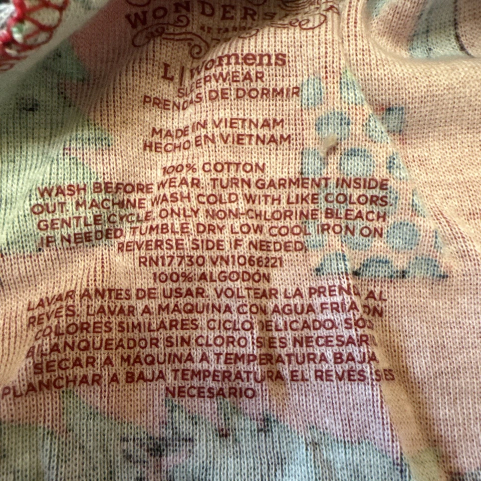 Pijama para mujer Wondershop dinosaurio vacaciones de Navidad pijama conjunto para dormir talla grande Foto 4 de 4