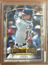 2018 Topps Update Series 2018 Hall of Famer Highlights Chipper Jones Gold #d /50