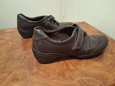 ECCO Leather Uni-Sex Casual Shoes. Size EUR. 41. Brown.