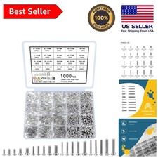 Tiny Screw Set - 1000 Pcs in Various Sizes for Electronics Repair Solutions
