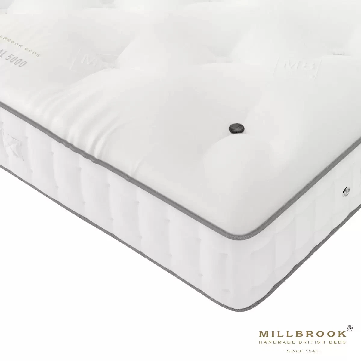 Millbrook Beds Natural 5000 Pocket Mattress Handmade in UK - 4 Sizes