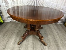 ANTIKER LOUIS PHILIPPE BEISTELLTISCH UM 1870 MAHAGONI AUSZIEHBAR OHNE PLATTEN