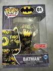 Funko Pop! Batman Black/Yellow  #01 DC Art Series Target Exclusive