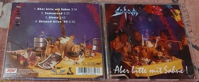 SODOM - ABER BITTE MIT SAHNE – 1993 STEAMHAMMER 055-76723 – RARE EP KREATOR mint - Image 1 of 3