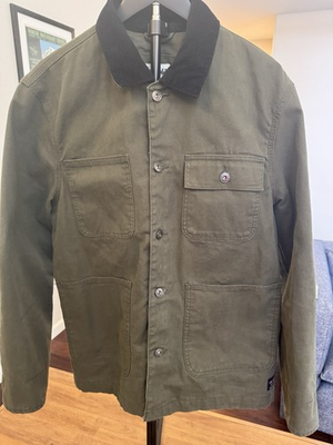 #ad #ad The Stronghold Men#x27;s Chore Jacket Green Large Cotton Canvas $45.00